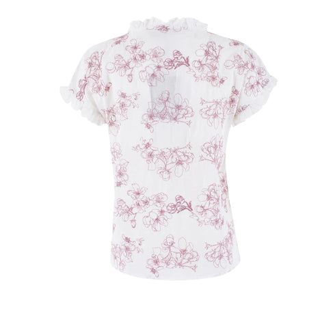 Yes Zee Blusa Blusa Donna in mussola ricamata S - Francavilla Moda